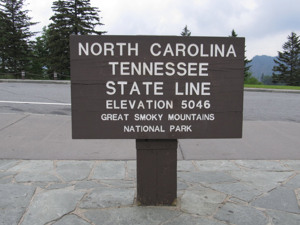 Great Smoky Mountains lie along the state line of both North Carolina and Tennessee. Photo by Ken Lund.